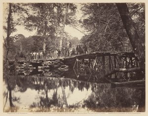 Pont militaire sur la Chickahominy - David B. Woodbury